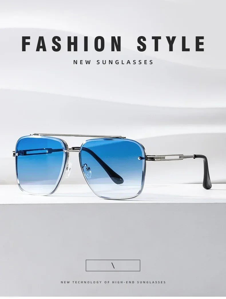 Gradient Pilot Sunglasses - Cat Eye Design with UV400 Protection - Onlytenbucks.com
