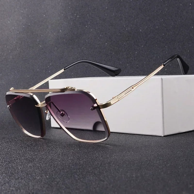 Gradient Pilot Sunglasses - Cat Eye Design with UV400 Protection - Onlytenbucks.com