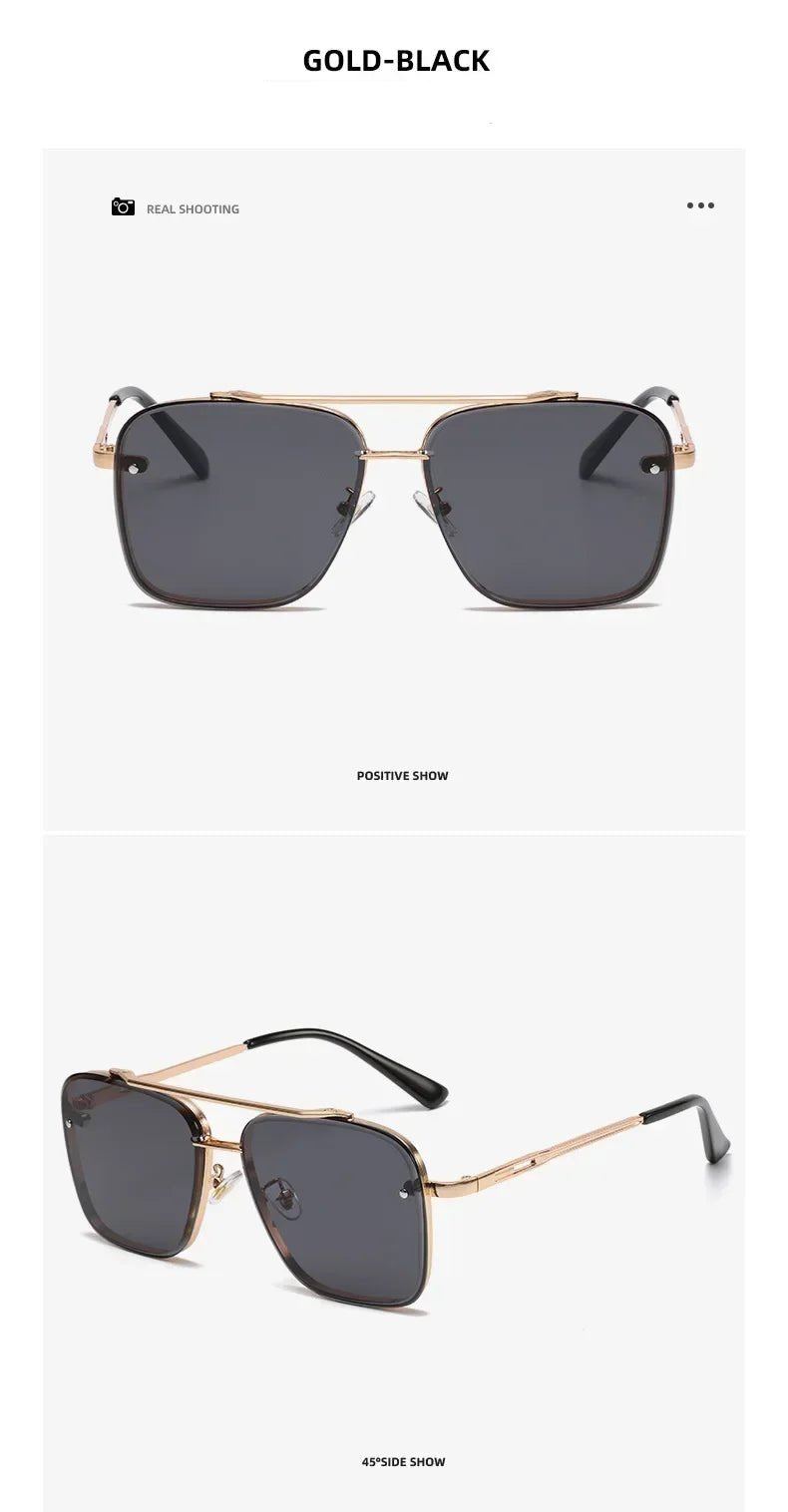 Gradient Pilot Sunglasses - Cat Eye Design with UV400 Protection - Onlytenbucks.com