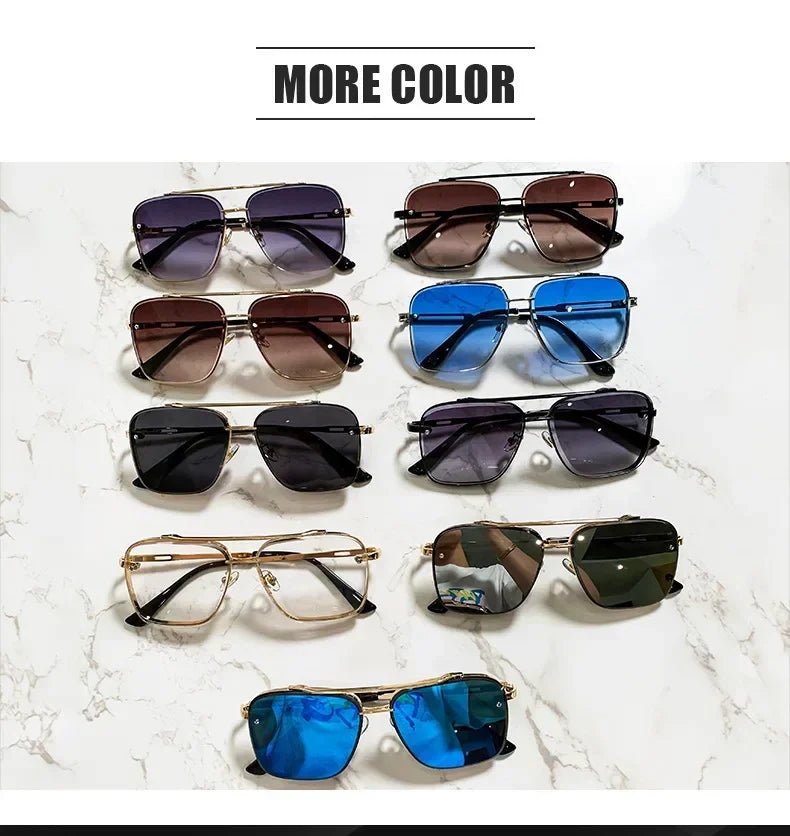 Gradient Pilot Sunglasses - Cat Eye Design with UV400 Protection - Onlytenbucks.com