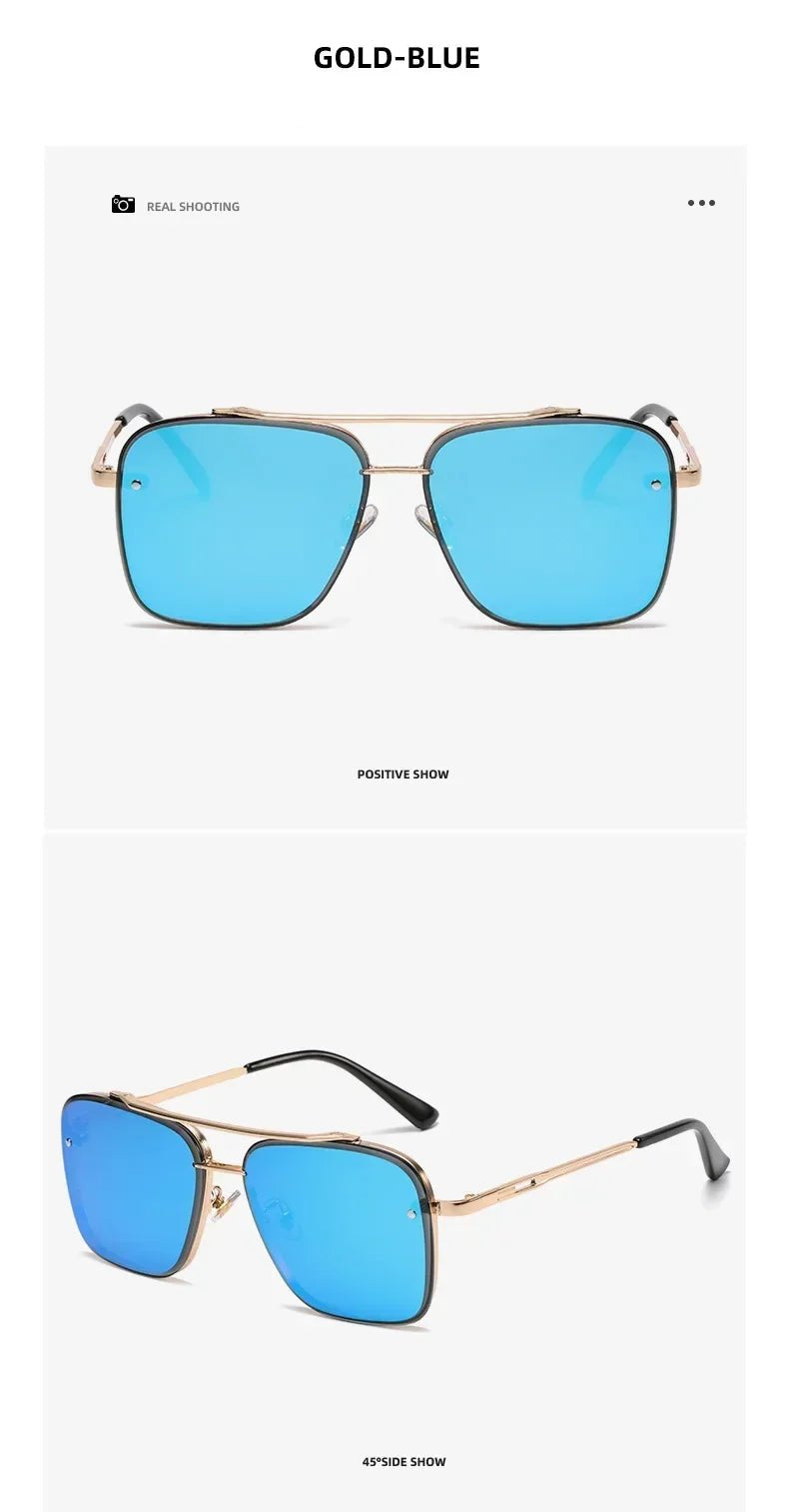 Gradient Pilot Sunglasses - Cat Eye Design with UV400 Protection - Onlytenbucks.com