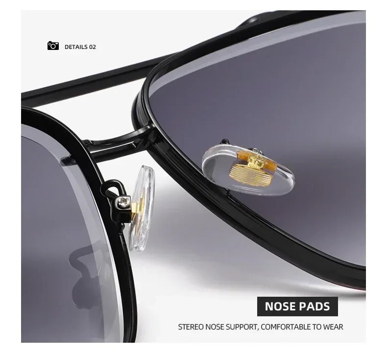 Gradient Pilot Sunglasses - Cat Eye Design with UV400 Protection - Onlytenbucks.com