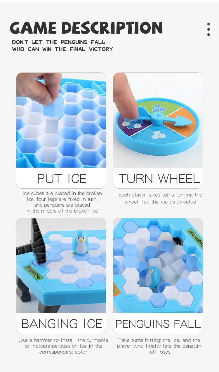 Penguin Breaking Ice Table Game - Onlytenbucks.com