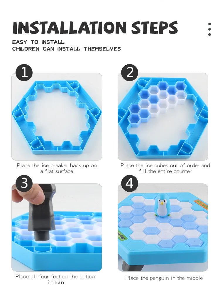 Penguin Breaking Ice Table Game - Onlytenbucks.com