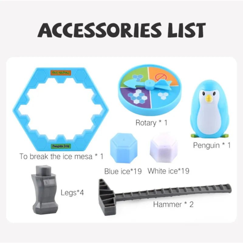 Penguin Breaking Ice Table Game - Onlytenbucks.com