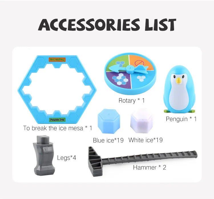 Penguin Breaking Ice Table Game - Onlytenbucks.com