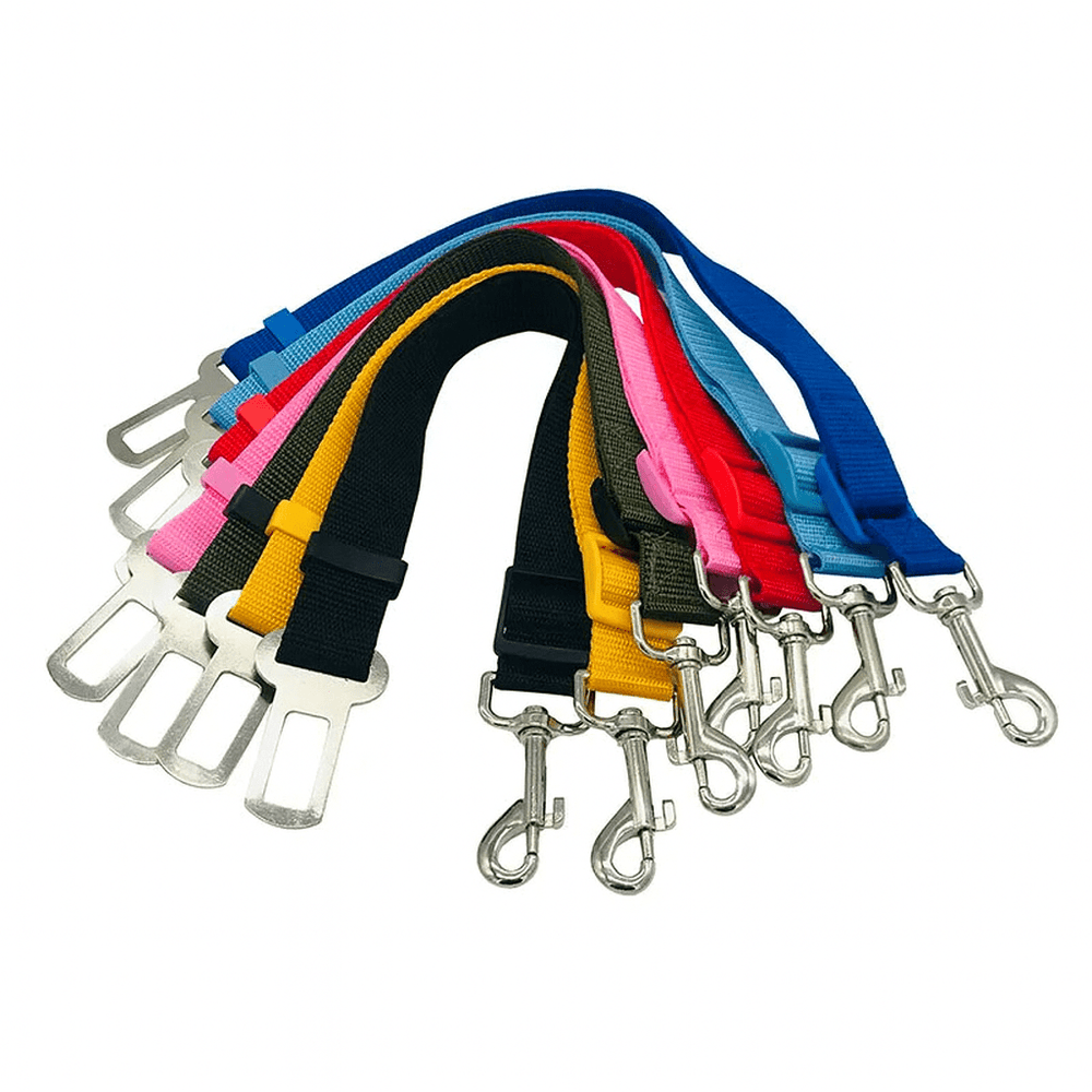 Pet Car Seat Belt Harness – Adjustable Nylon Safety Protector - Onlytenbucks.com
