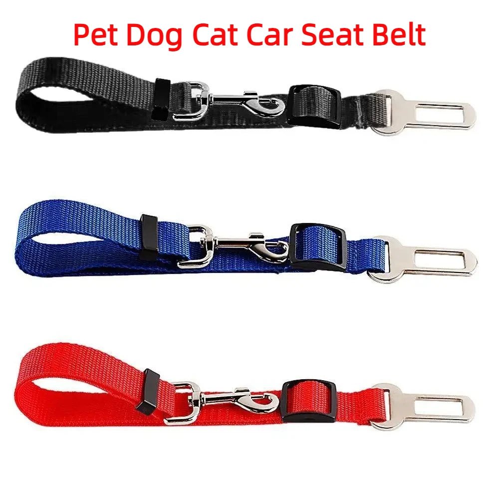 Pet Car Seat Belt Harness – Adjustable Nylon Safety Protector - Onlytenbucks.com