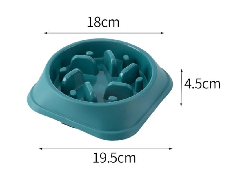 Pet Cat Dog Slow Feeder Bowl – Anti - Choking - Onlytenbucks.com