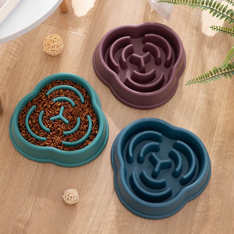 Pet Cat Dog Slow Feeder Bowl – Anti - Choking - Onlytenbucks.com