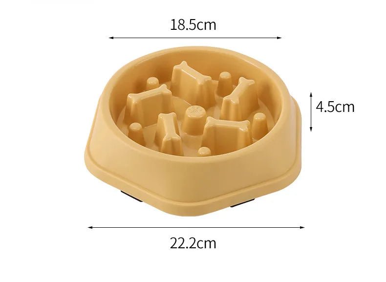 Pet Cat Dog Slow Feeder Bowl – Anti - Choking - Onlytenbucks.com