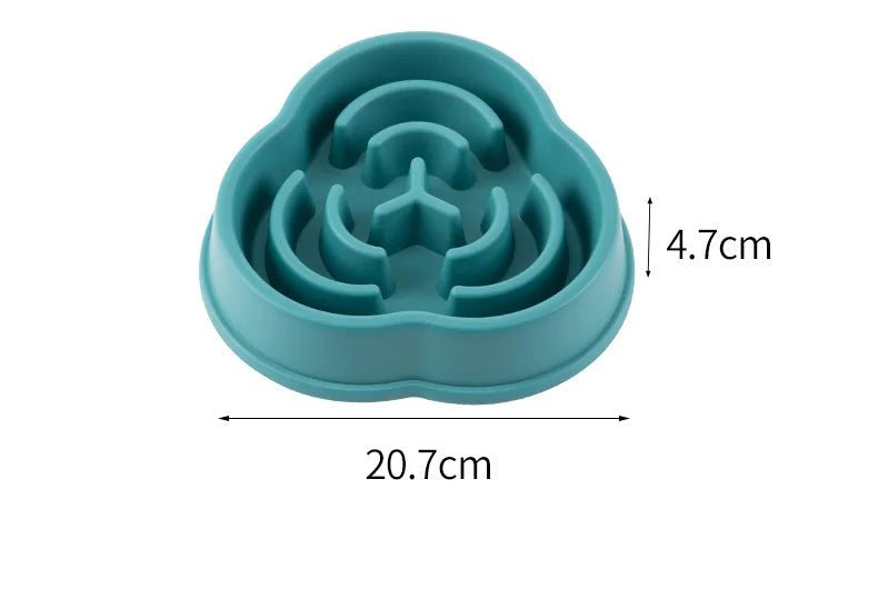 Pet Cat Dog Slow Feeder Bowl – Anti - Choking - Onlytenbucks.com