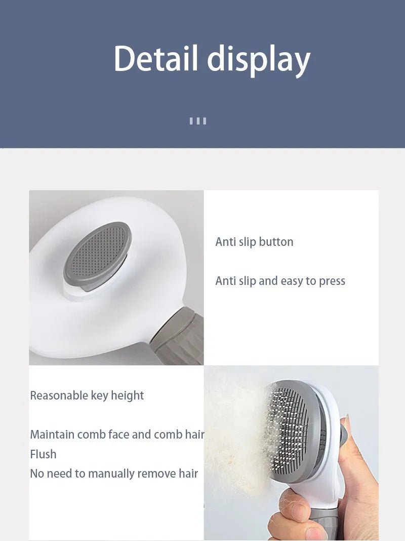 Pet Hair Removal Brush – Slicker Grooming Comb - Onlytenbucks.com