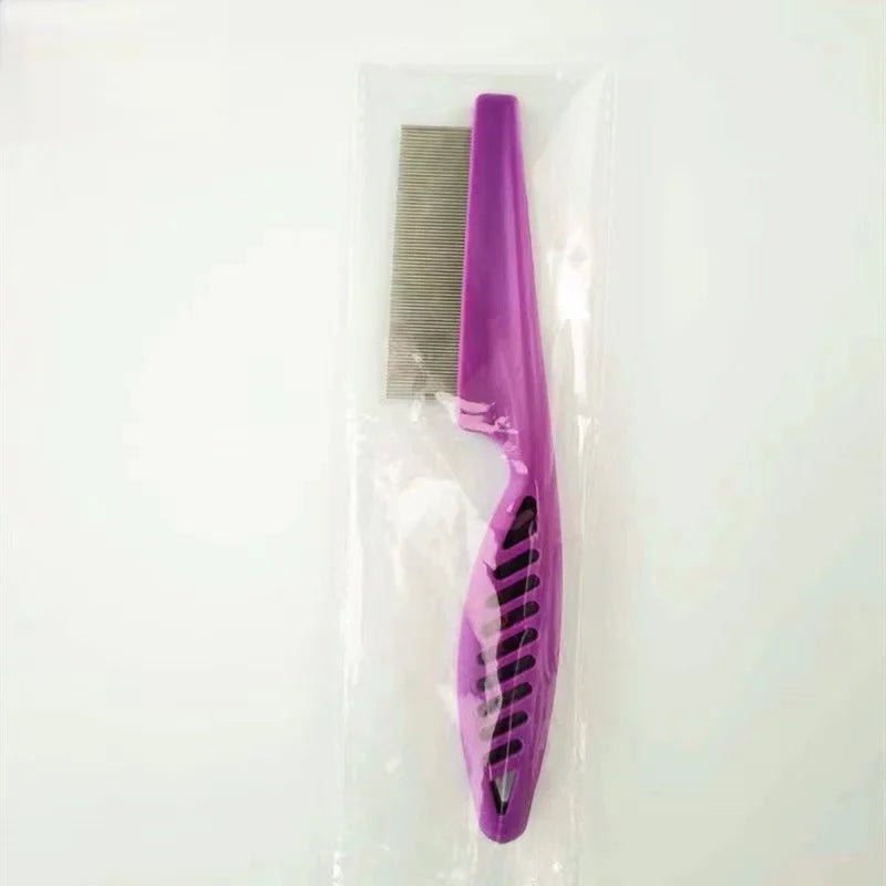 Pet Hair Shedding and Flea Comb – Stainless Steel Grooming Tool - Onlytenbucks.com