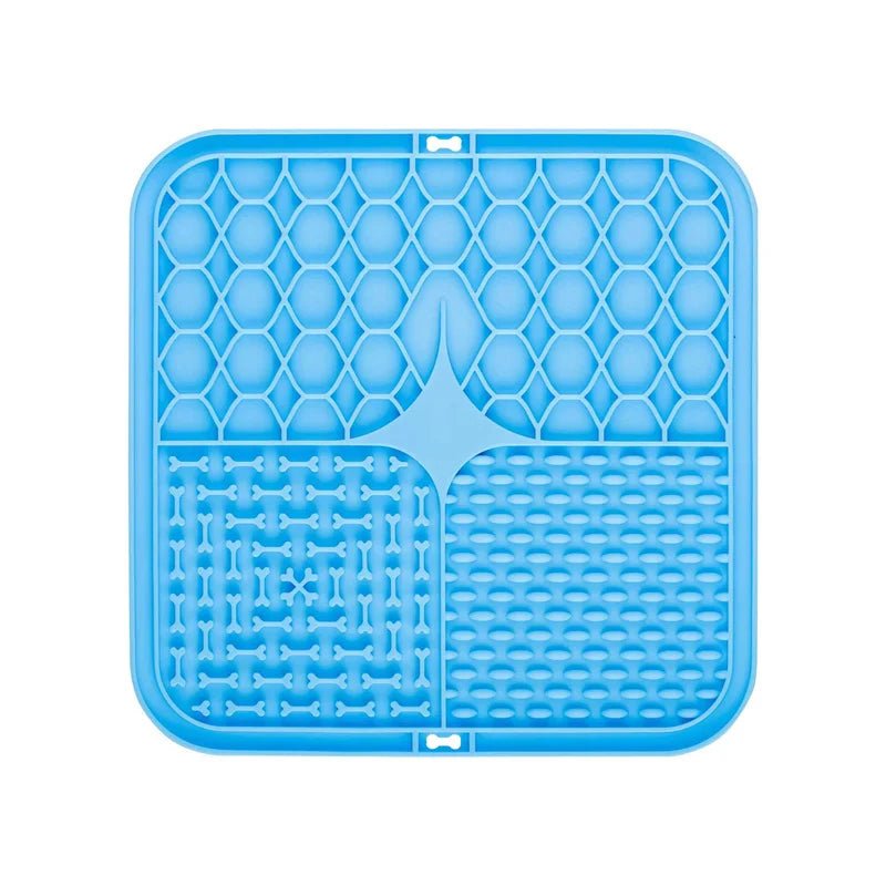 Pet Lick Mat – Silicone Slow Feeder Plate with Suction Cups - Onlytenbucks.com