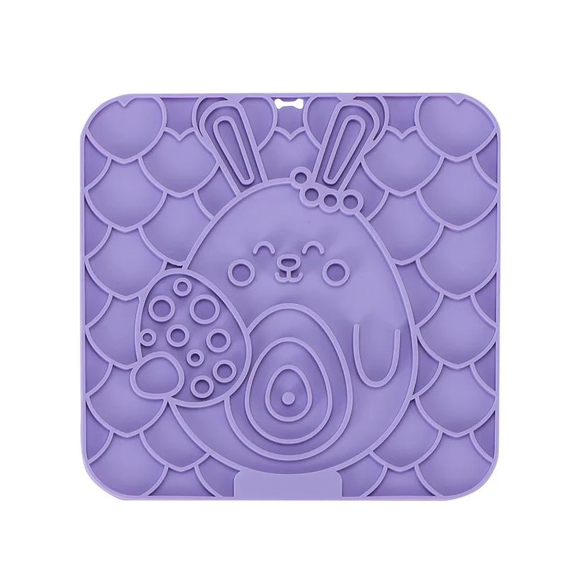 Pet Lick Mat – Silicone Slow Feeder Plate with Suction Cups - Onlytenbucks.com