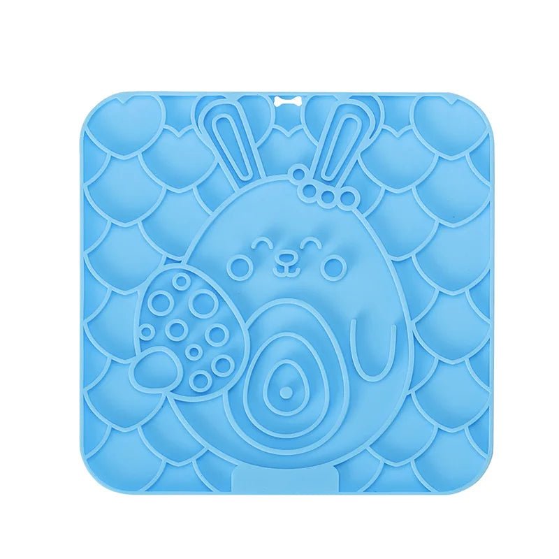 Pet Lick Mat – Silicone Slow Feeder Plate with Suction Cups - Onlytenbucks.com