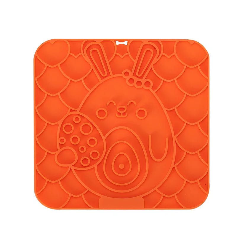 Pet Lick Mat – Silicone Slow Feeder Plate with Suction Cups - Onlytenbucks.com
