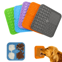 Pet Lick Mat – Silicone Slow Feeder Plate with Suction Cups - Onlytenbucks.com