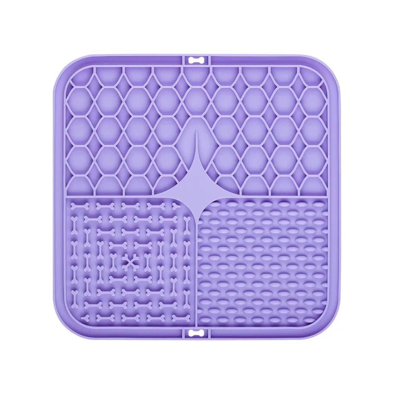 Pet Lick Mat – Silicone Slow Feeder Plate with Suction Cups - Onlytenbucks.com