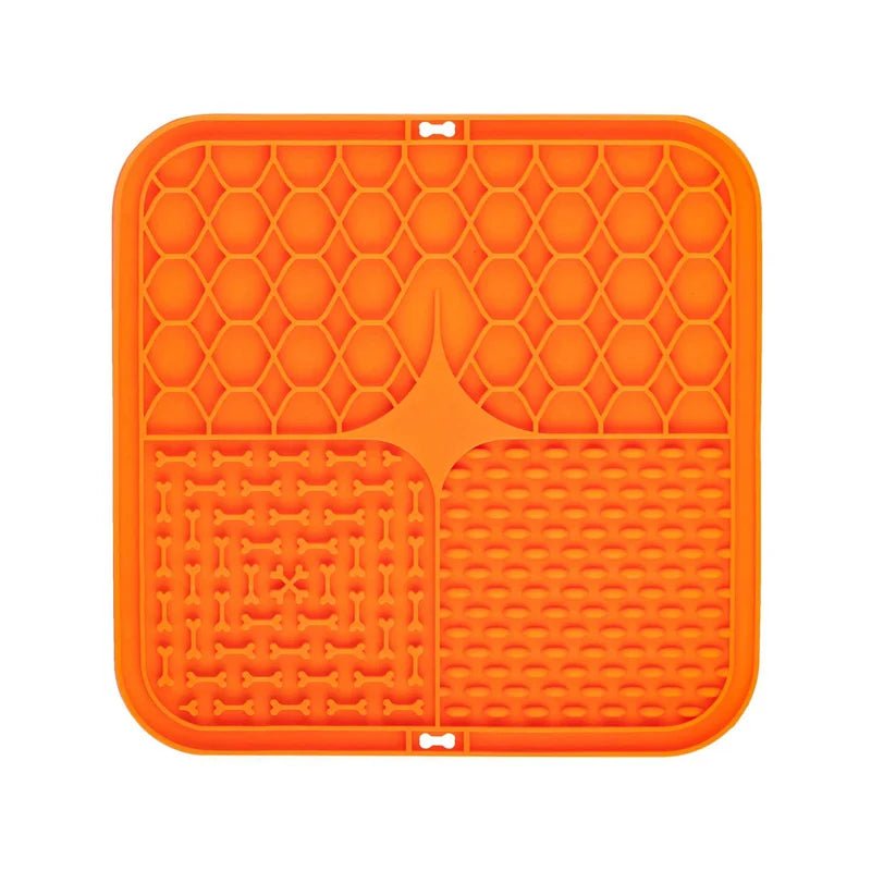 Pet Lick Mat – Silicone Slow Feeder Plate with Suction Cups - Onlytenbucks.com