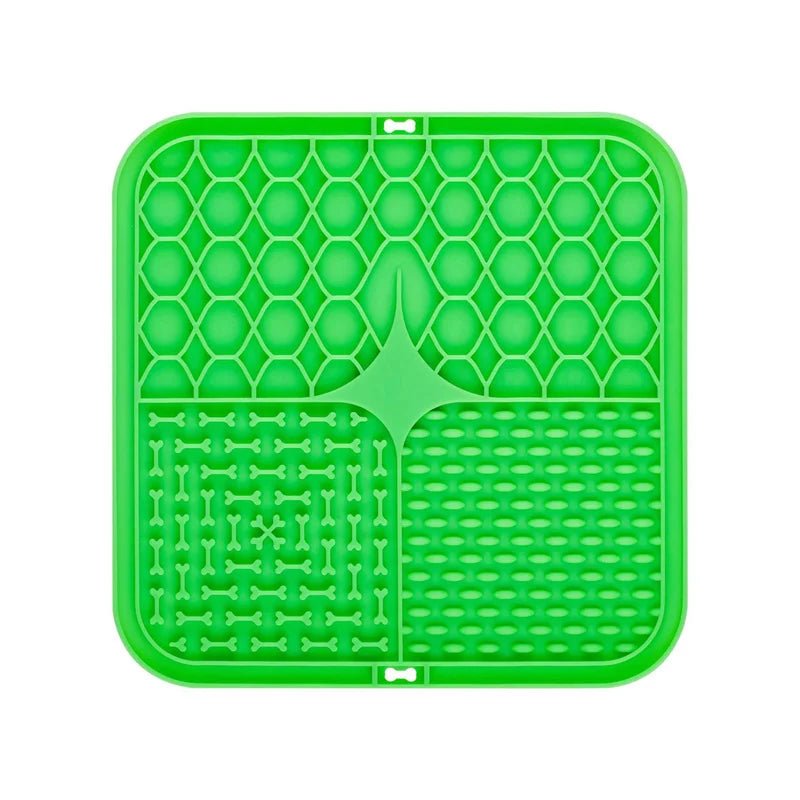 Pet Lick Mat – Silicone Slow Feeder Plate with Suction Cups - Onlytenbucks.com
