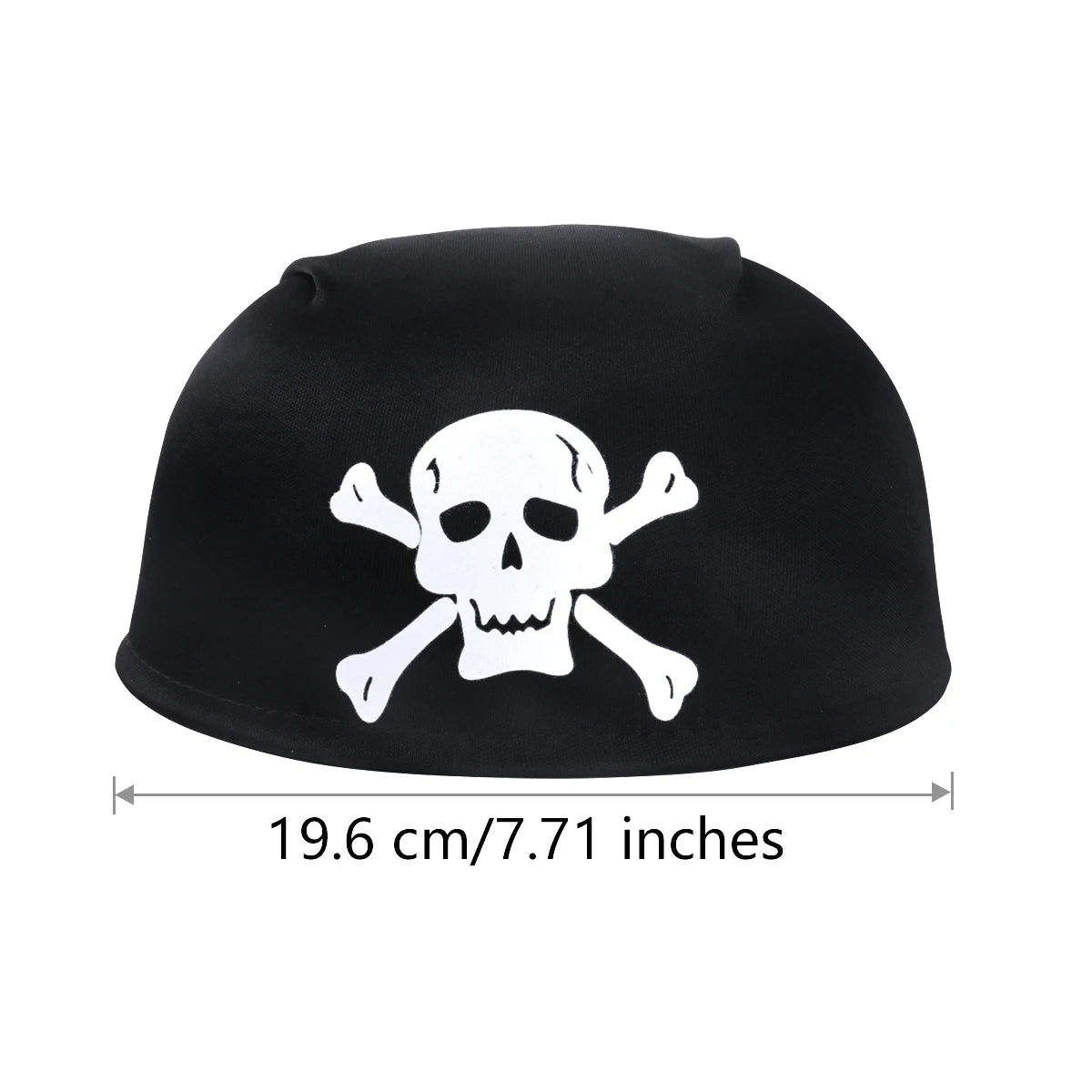 Pirate Skull Hat &amp; Eye Patch Set – Kids Halloween Captain Costume Accessory - Onlytenbucks.com
