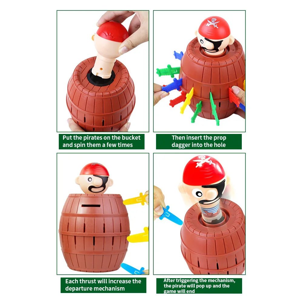 Pirate Sword Bucket Game – Interactive Trick and Party Toy - Onlytenbucks.com