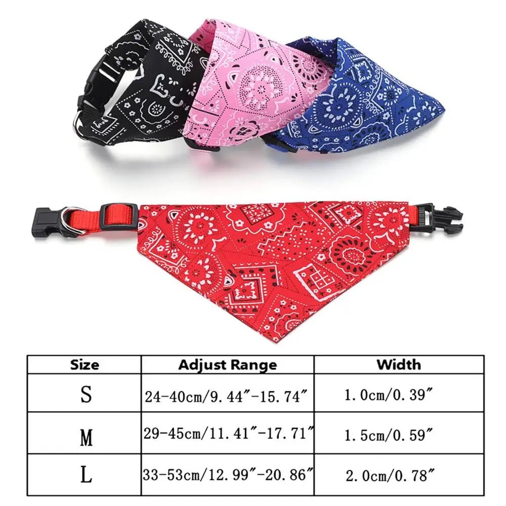 Plaid Dog Bandana Scarf – Adjustable Washable Pet Neck Accessory - Onlytenbucks.com
