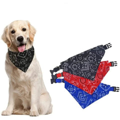 Plaid Dog Bandana Scarf – Adjustable Washable Pet Neck Accessory - Onlytenbucks.com