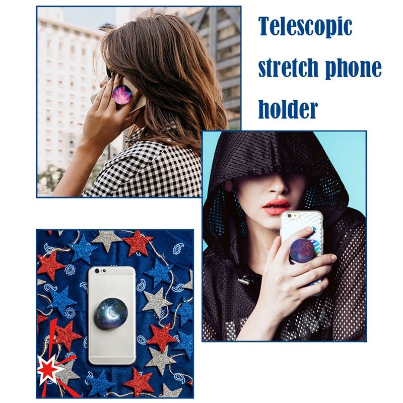 Popped Finger Ring Phone Holder Stand – Expandable Grip and Kickstand - Onlytenbucks.com