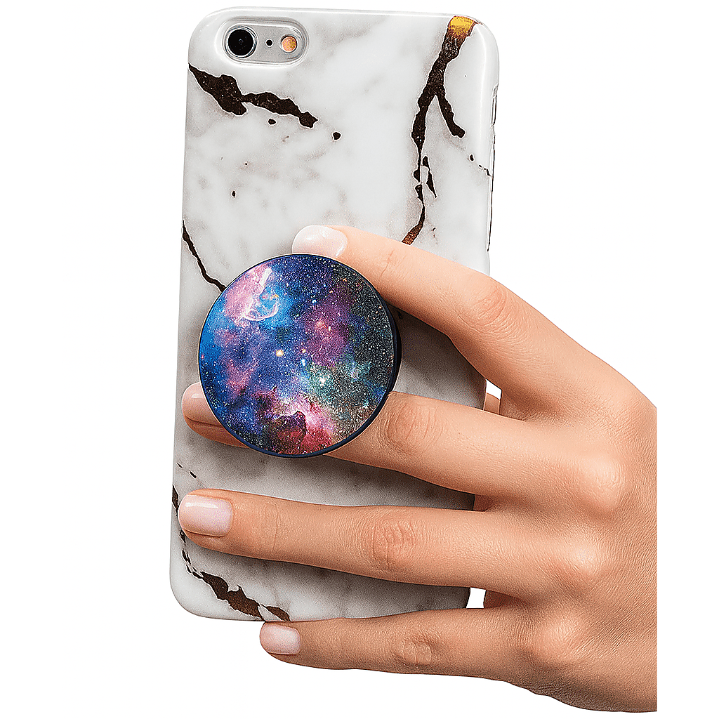 Popped Phone Grip – Universal Expanding Stand and Finger Ring Holder