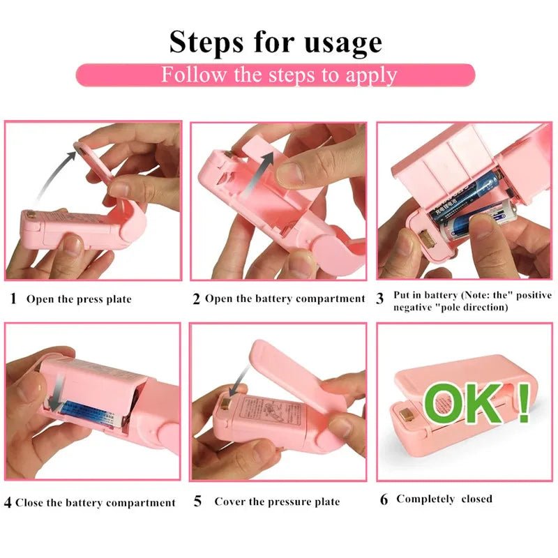 Mini Handy Portable Bag Heat Sealer - Onlytenbucks.com