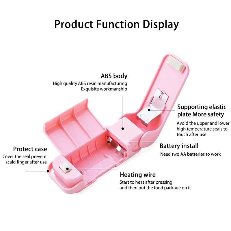 Mini Handy Portable Bag Heat Sealer - Onlytenbucks.com