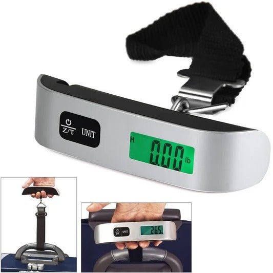 Portable Digital Hanging Scale – LCD Display Electronic Luggage Weight Balance - Onlytenbucks.com