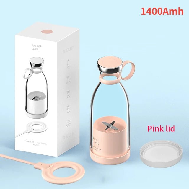 Portable Electric Juicer Blender – 350ml USB Rechargeable Mini Mixer - Onlytenbucks.com