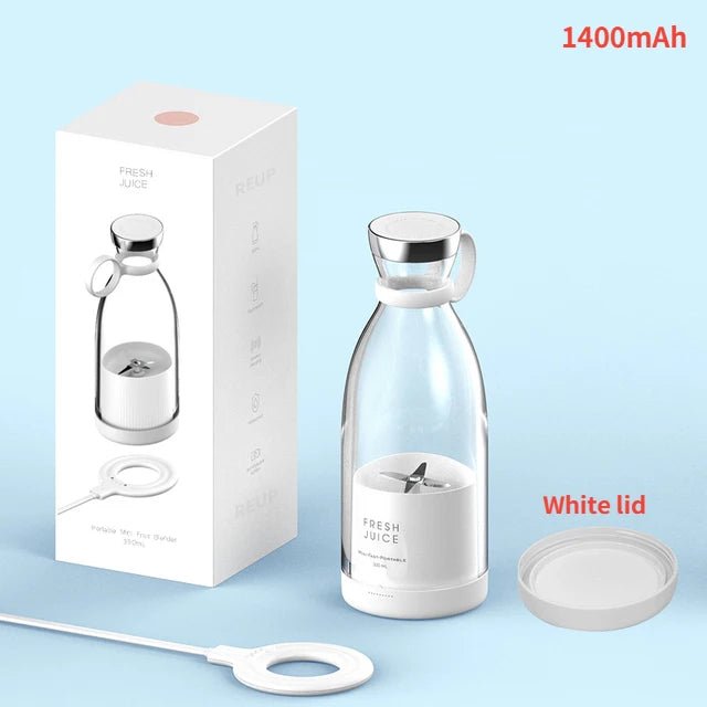 Portable Electric Juicer Blender – 350ml USB Rechargeable Mini Mixer - Onlytenbucks.com