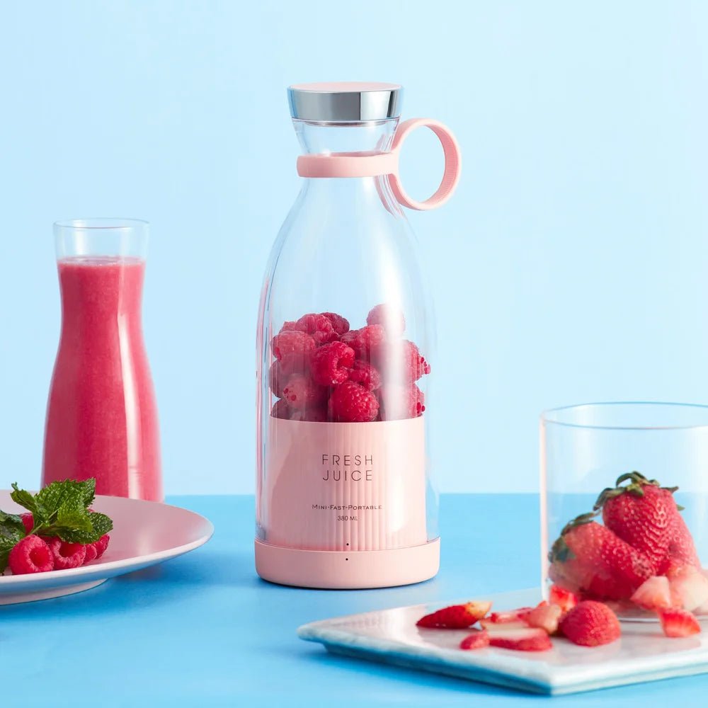 Portable Electric Juicer Blender – 350ml USB Rechargeable Mini Mixer - Onlytenbucks.com