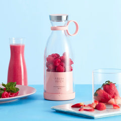 Portable Electric Juicer Blender – 350ml USB Rechargeable Mini Mixer - Onlytenbucks.com