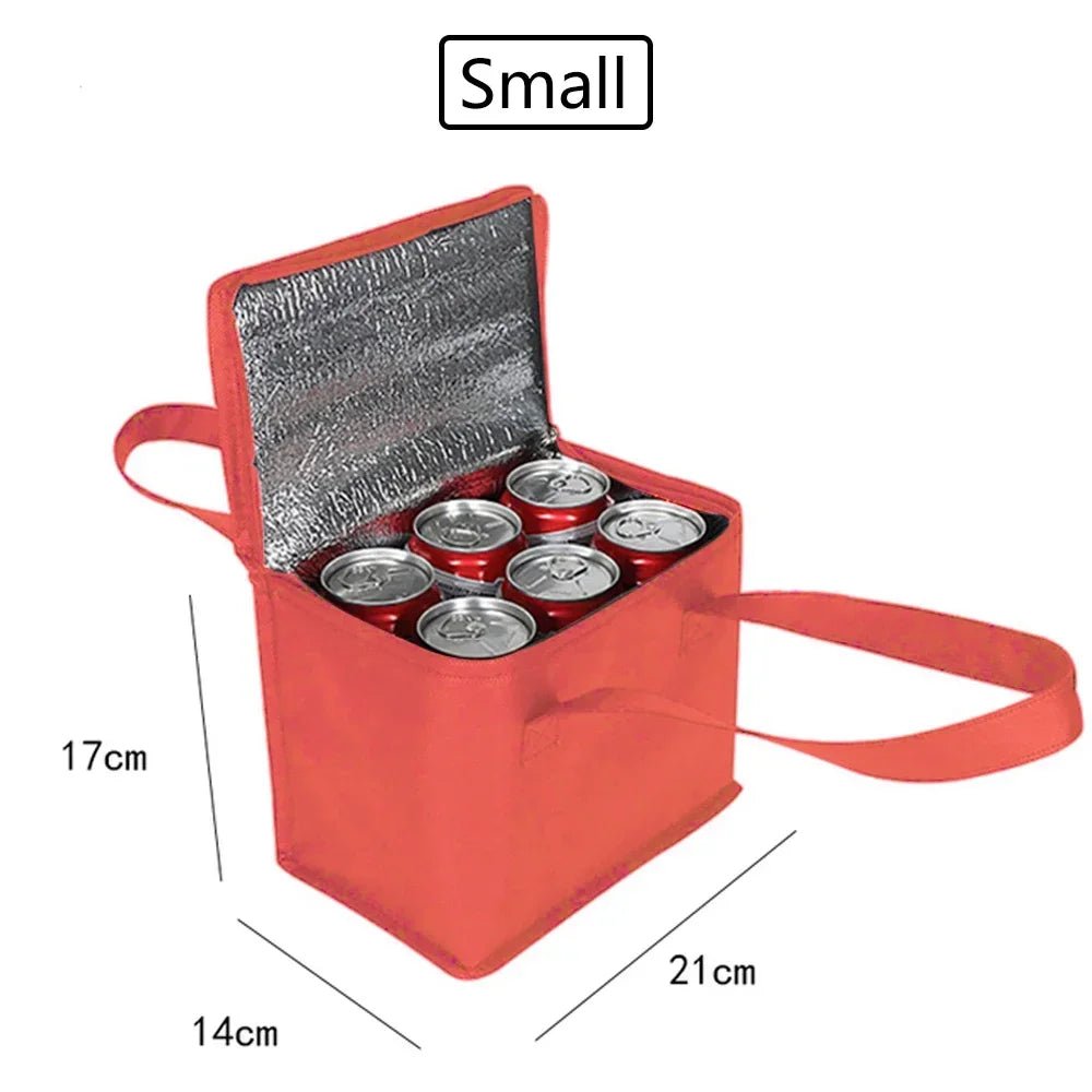 Portable Lunch Cooler Bag Folding Insulation Picnic Ice Pack Food Thermal Bag Drink Carrier - Onlytenbucks.com