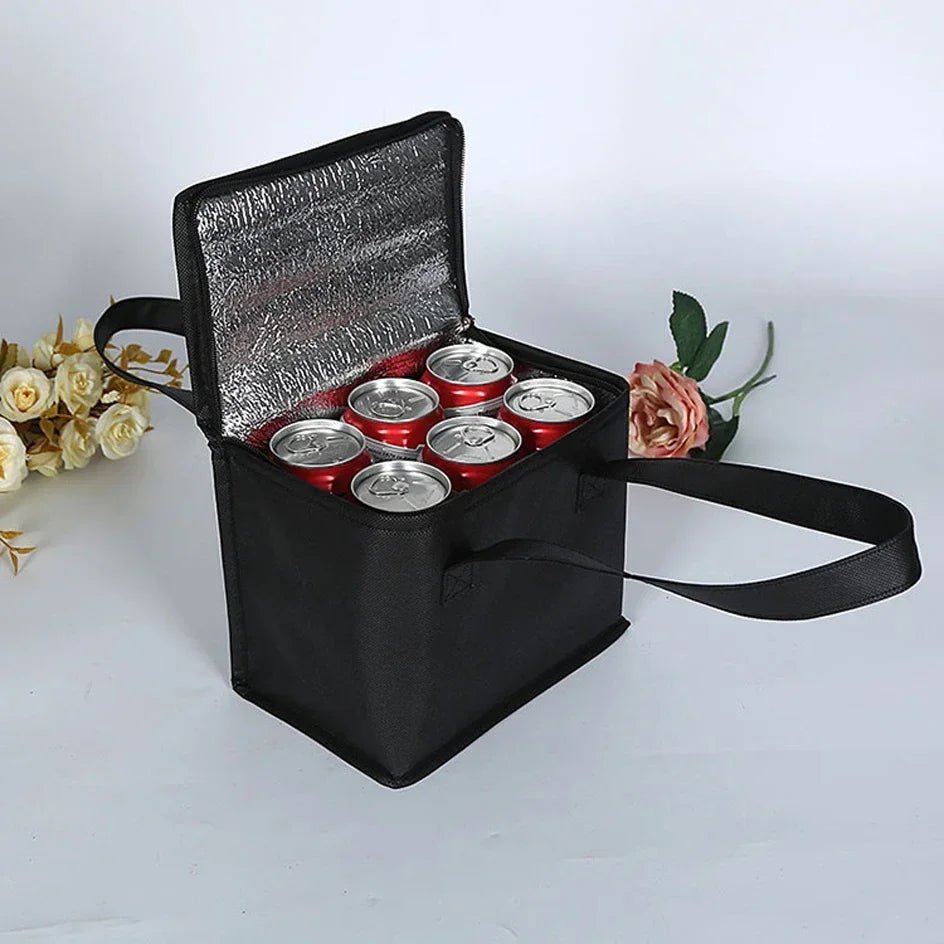 Portable Lunch Cooler Bag Folding Insulation Picnic Ice Pack Food Thermal Bag Drink Carrier - Onlytenbucks.com