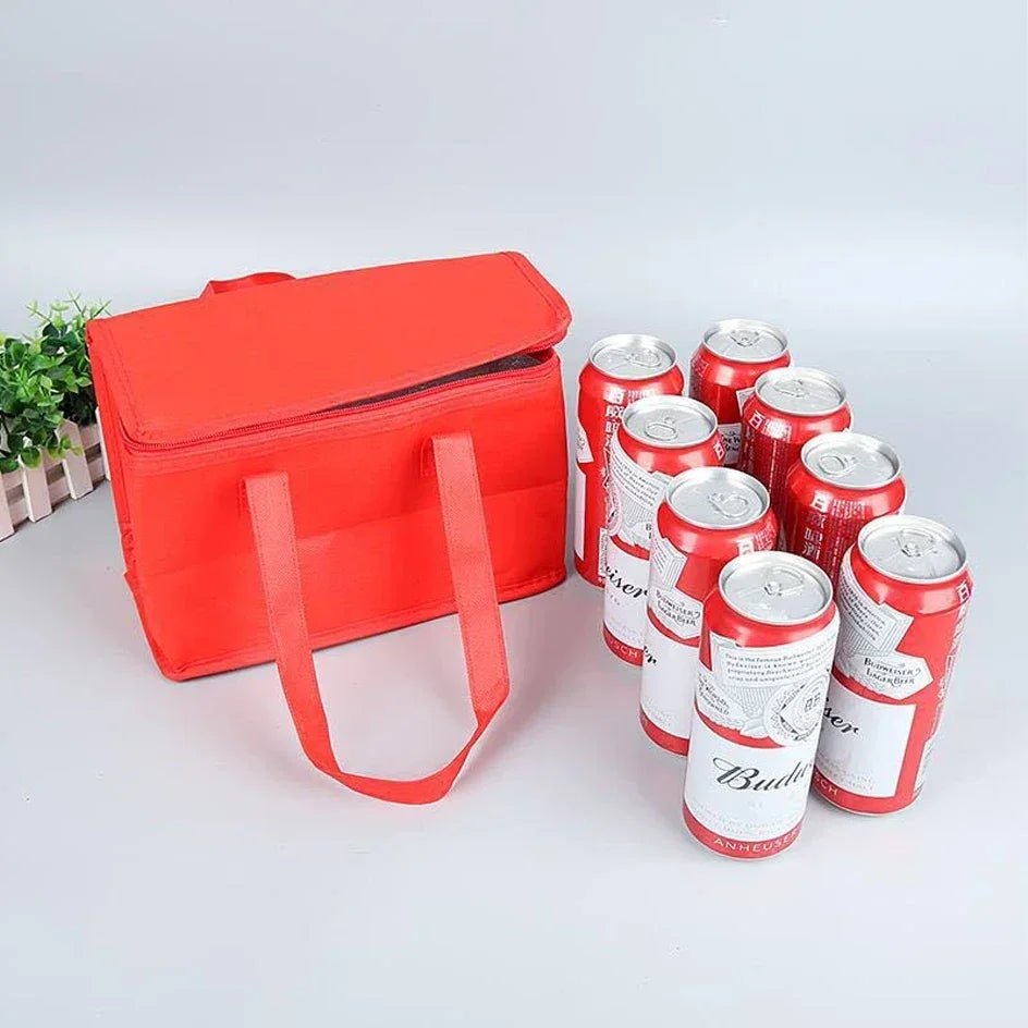 Portable Lunch Cooler Bag Folding Insulation Picnic Ice Pack Food Thermal Bag Drink Carrier - Onlytenbucks.com