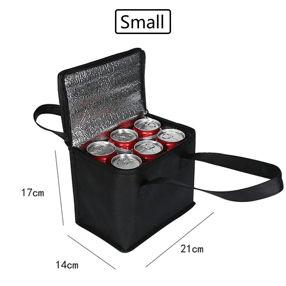 Portable Lunch Cooler Bag Folding Insulation Picnic Ice Pack Food Thermal Bag Drink Carrier - Onlytenbucks.com