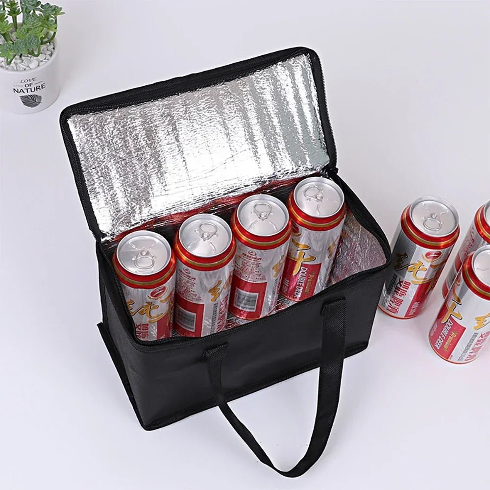 Portable Lunch Cooler Bag Folding Insulation Picnic Ice Pack Food Thermal Bag Drink Carrier - Onlytenbucks.com