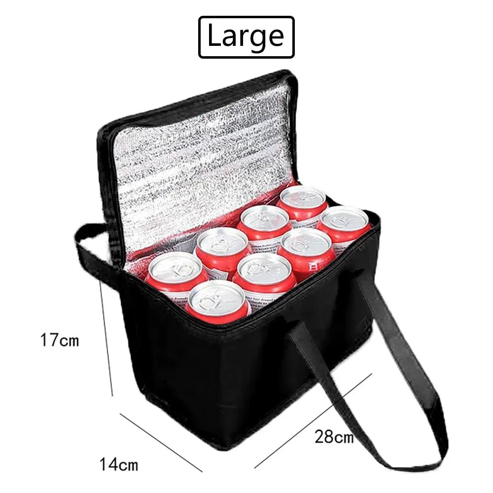 Portable Lunch Cooler Bag Folding Insulation Picnic Ice Pack Food Thermal Bag Drink Carrier - Onlytenbucks.com