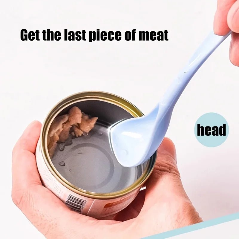 Portable Silicone Pet Food Lid and Spoon Set – 2 - in - 1 Can Cover and Sealer - Onlytenbucks.com