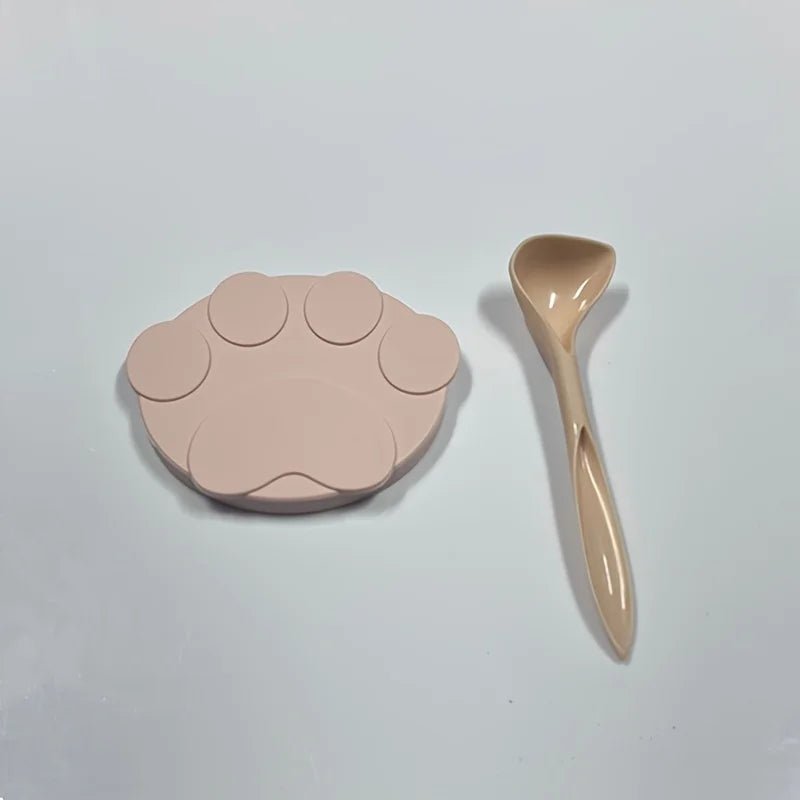 Portable Silicone Pet Food Lid and Spoon Set – 2 - in - 1 Can Cover and Sealer - Onlytenbucks.com