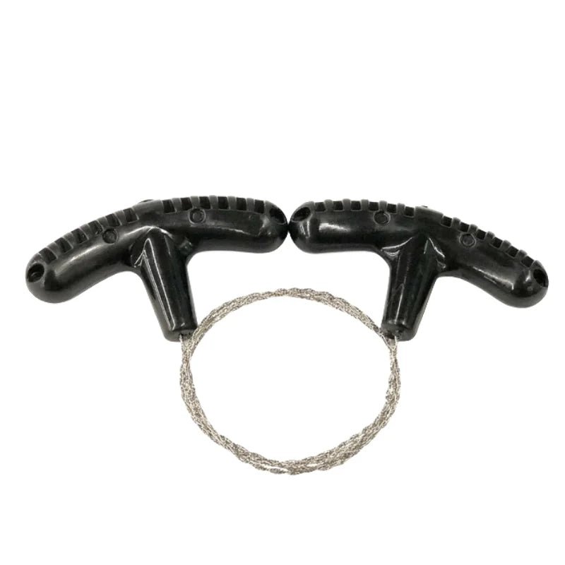 Portable Stainless Steel Wire Saw with Finger Handle Outdoor Camping Hiking Pocket Manual Cutting - Onlytenbucks.com