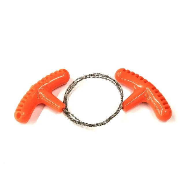 Portable Stainless Steel Wire Saw with Finger Handle Outdoor Camping Hiking Pocket Manual Cutting - Onlytenbucks.com