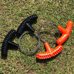 Portable Stainless Steel Wire Saw with Finger Handle Outdoor Camping Hiking Pocket Manual Cutting - Onlytenbucks.com
